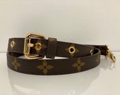 Adjustable Handbag Shoulder Crossbody Strap Leather Strap Gold Clasps Gift For Her