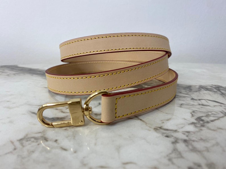Width 20 Mm Vachetta Leather Crossbody Strap / Alma Graceful Etsy