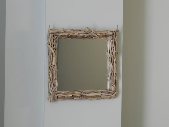 Miroir rectangulaire en bois flotté - miroirs/miroirs bois flotté - art &  ocean