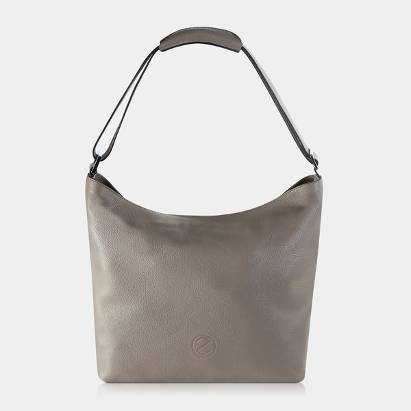 Genuine Leather Ceres Handbag - Exclusive Napa Leather , Premium Bag For Women - Made In Switzerland