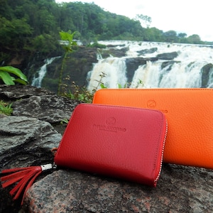 Elli Genuino Billetera de Cuero para Mujeres, Bolso, bolso Hecho en Suiza