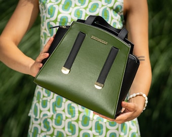 Premium Cactus Leather Handbag Made from Cactus Plant