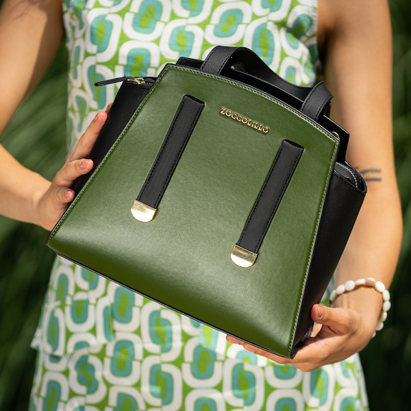 Premium Cactus Leather Handbag Made from Cactus Plant