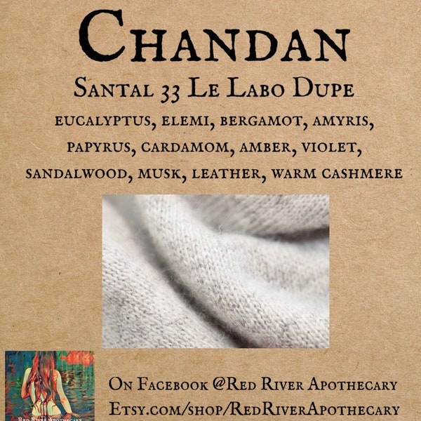 Huile de parfum Chandan, Indie, Dupe Santal 33, Le Labo Dupe, Dupes de parfum, Dupes Indie