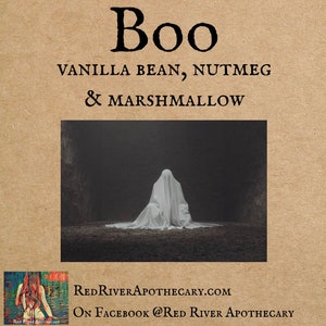 Boo Perfume Oil, Indie Perfume, Vanilla Bean, Marshmallow, Nutmeg, Gourmand, Sweet, Spicy, Indie, Perfume Oils