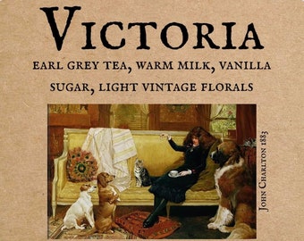 Olio di profumo Victoria, profumo indie, tè Earl Grey, latte caldo, zucchero vanigliato, note floreali leggere, nebbia di Londra