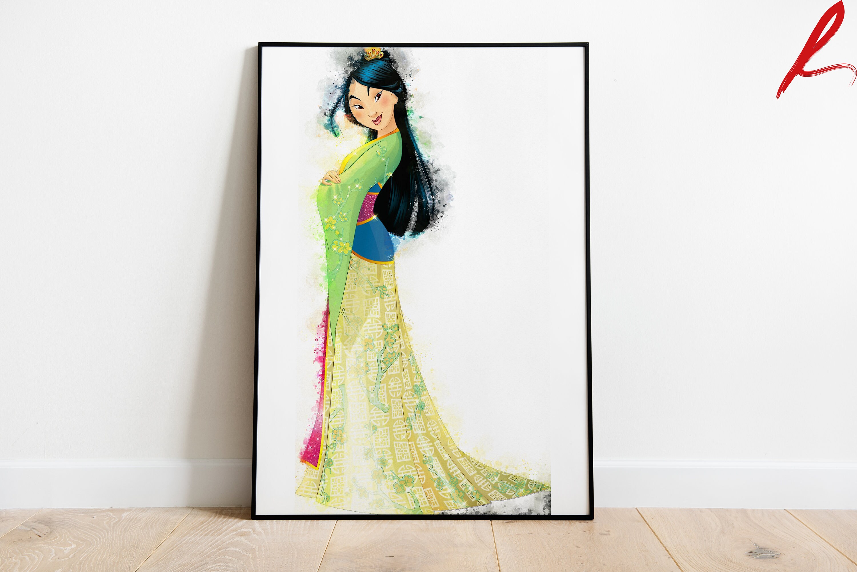 Printable Mulan Poster,mulan Print, Birthday Party Decor, Instant ...