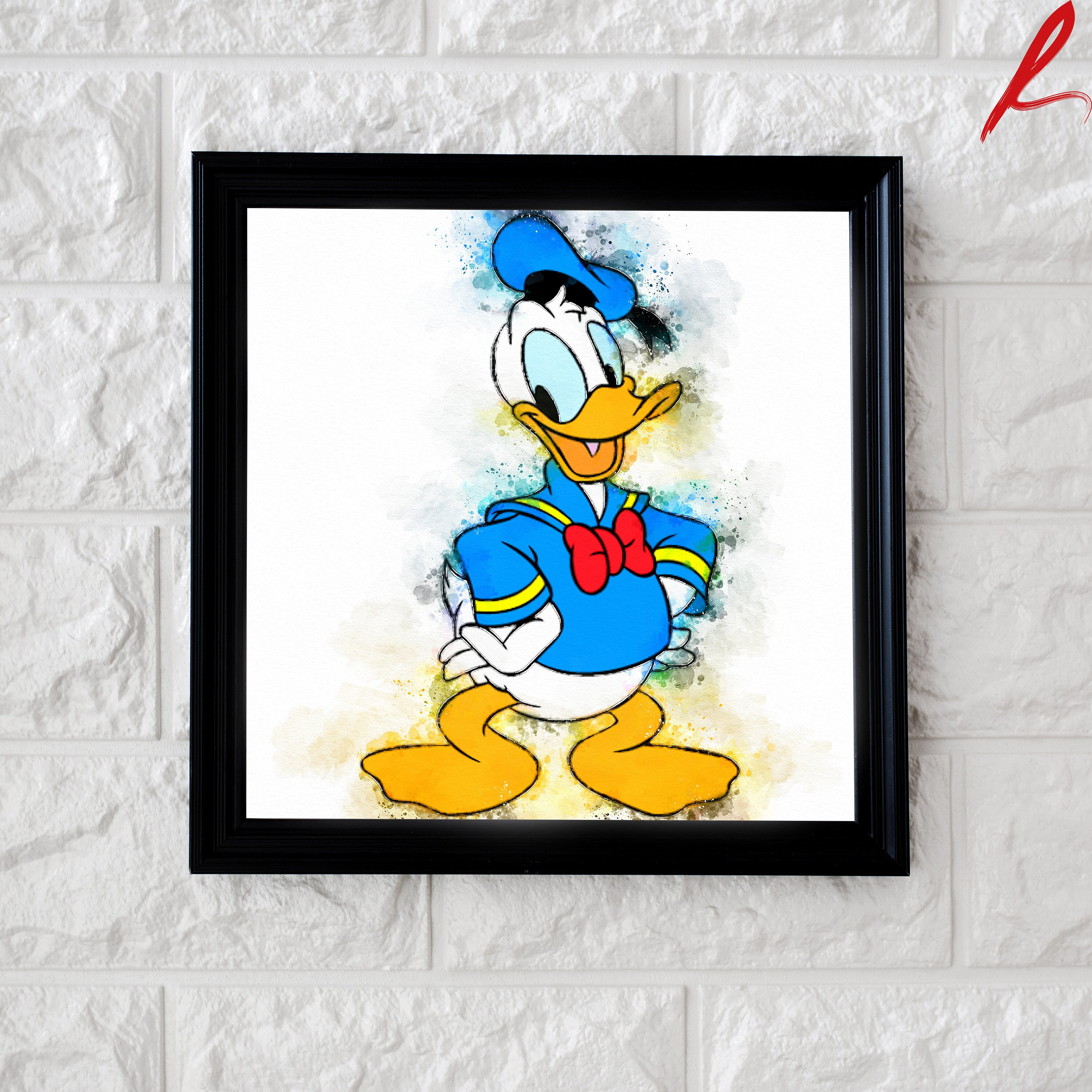 Printable Donald Duck Poster, Donald Duck Print, Birthday Party Decor ...