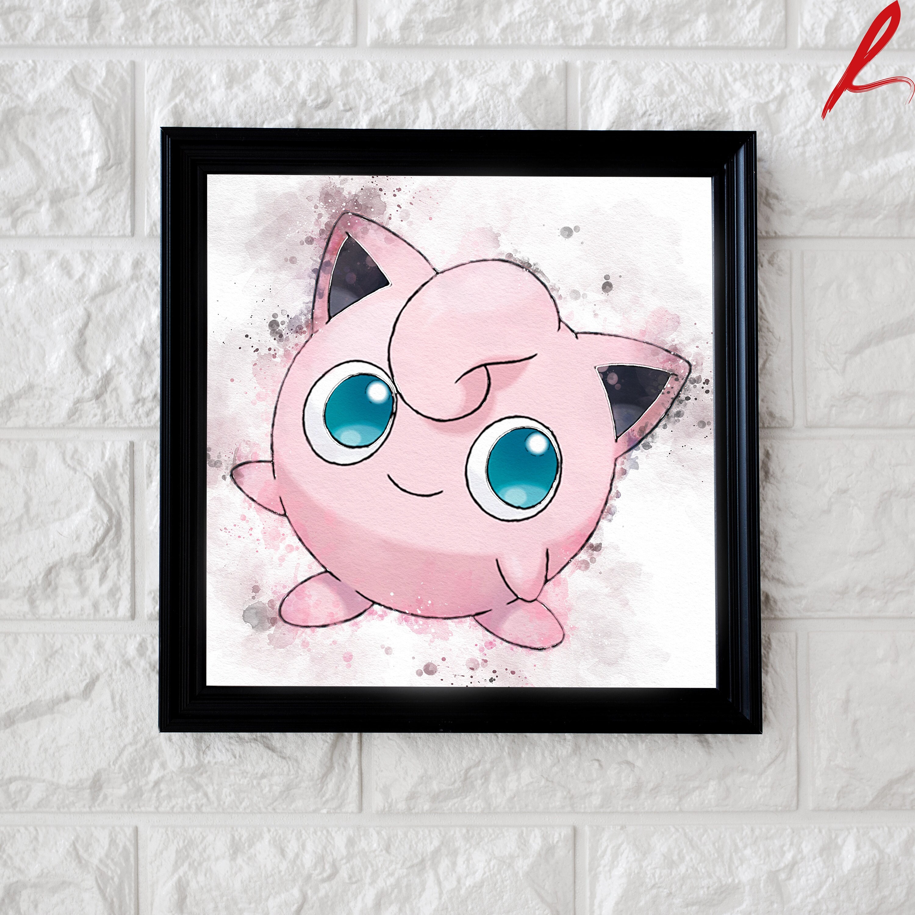 Printable Jigglypuff Poster, Jigglypuff Pokemon Digital Print, Pokemon ...