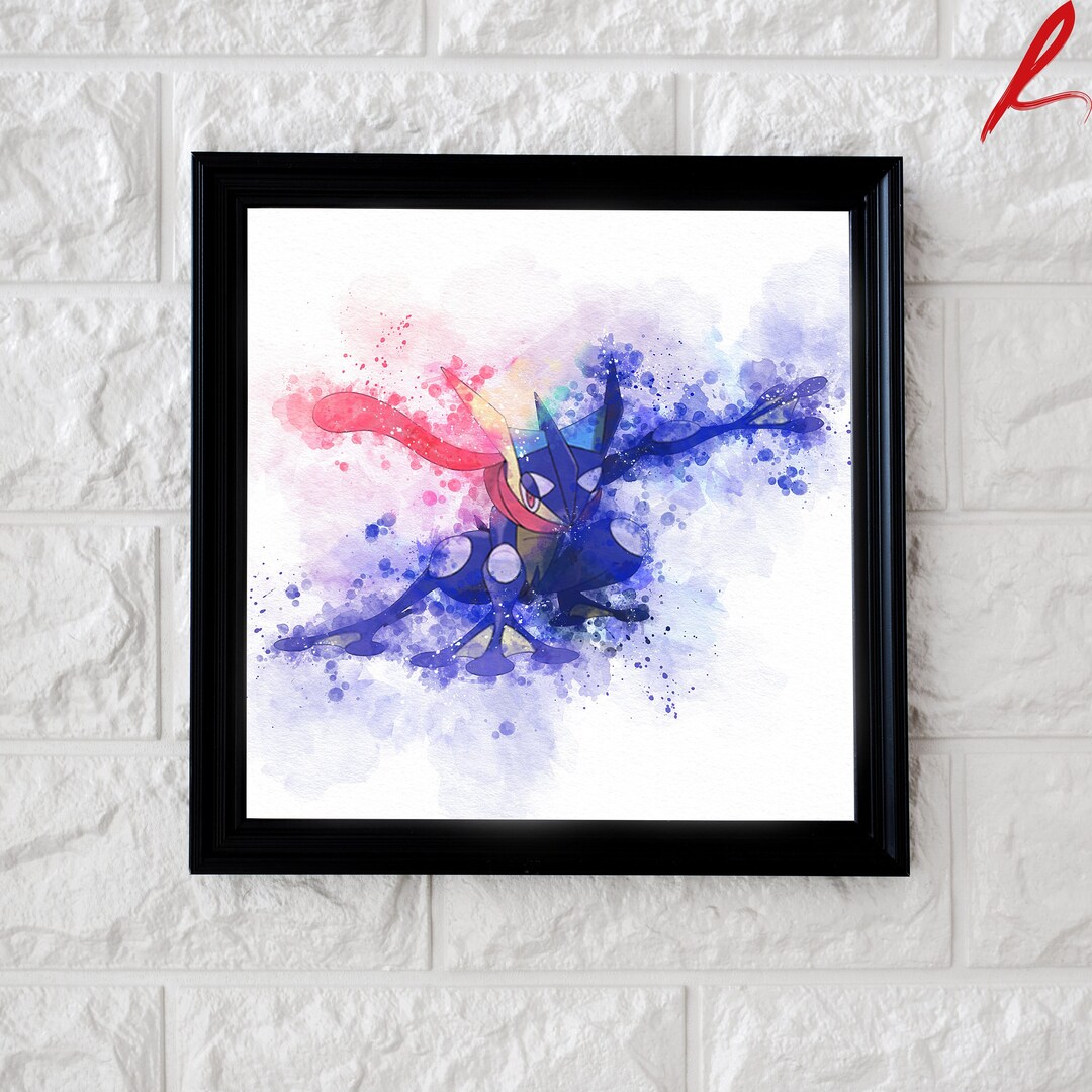 Printable Greninja Poster, Greninja Pokemon Digital Print, Pokemon ...