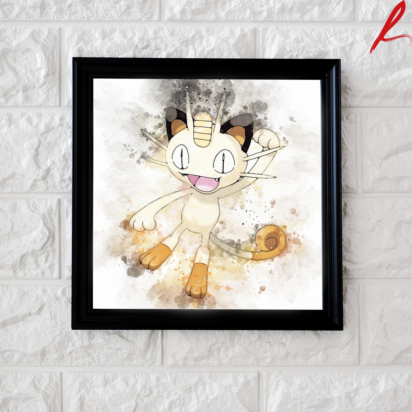 Printable Meowth Poster Meowth Pokemon Digital Print Pokemon - Etsy