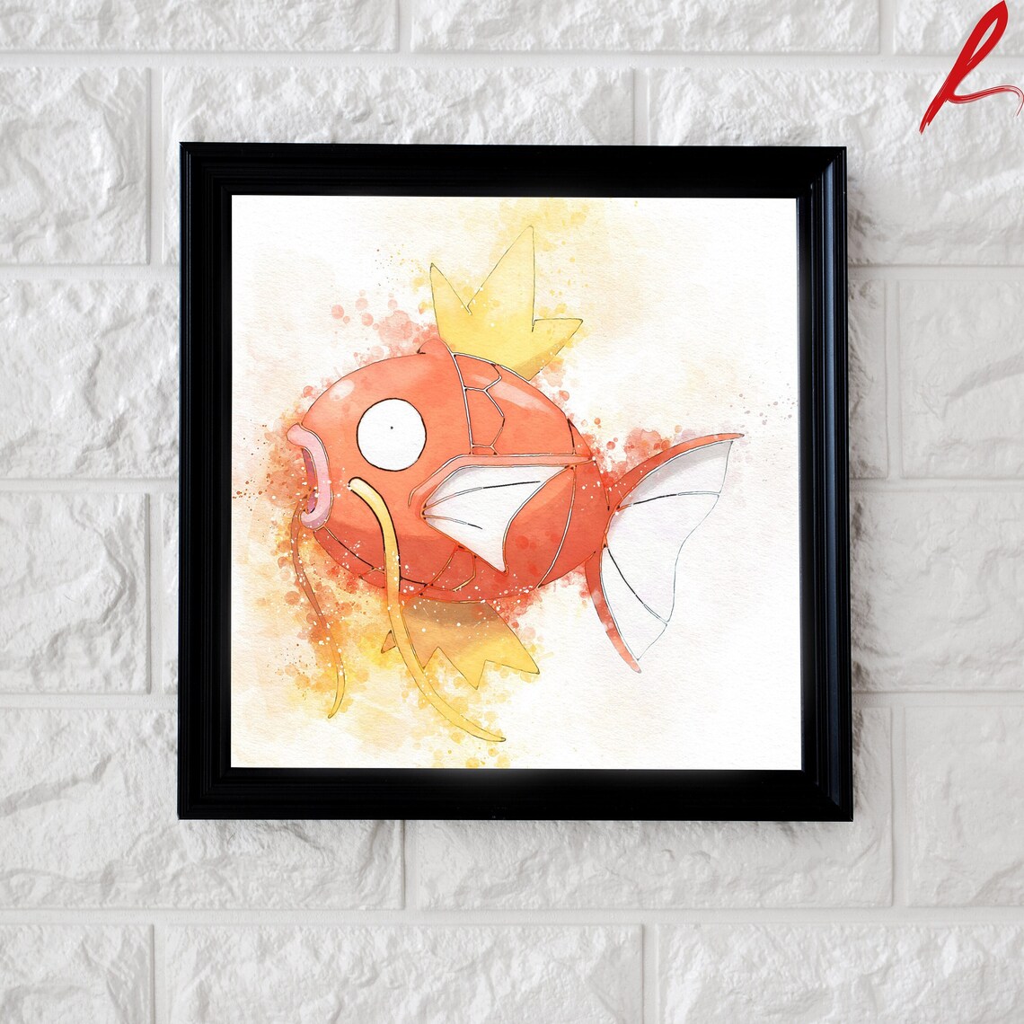 Printable Magikarp Poster, Magikarp Pokemon Digital Print, Pokemon ...