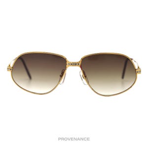 Cartier Panthere MM Sunglasses - Gold Brown 56