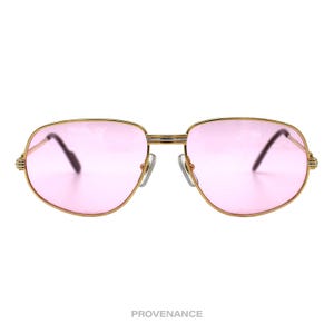 Cartier Romance Louis (Drake) Sunglasses - Gold Pink 54