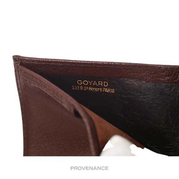 Goyard Pocket Organizer Wallet Black Jacquard Goyardine Etsy