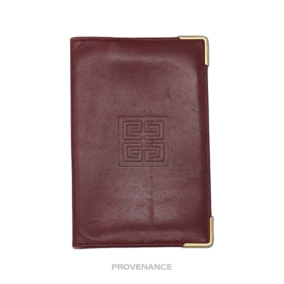 Givenchy Pocket Organizer Wallet - Red Leather