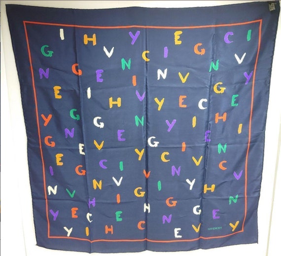 Givenchy Rainbow Alphabet Letter Scarf - 50cm. - image 1