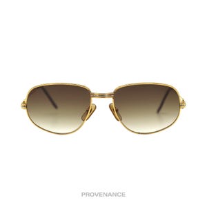 Cartier Romance Louis Sunglasses (Drake) - Gold Brown 56