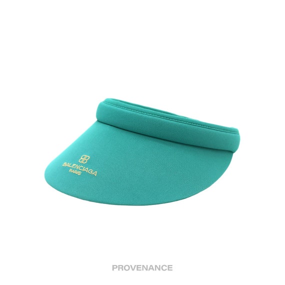 Balenciaga BB Logo Embroidered Visor - Turquoise - image 3