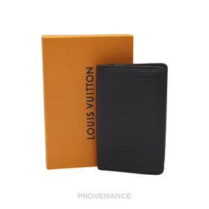 Cartera organizadora de bolsillo Louis Vuitton - Piel Epi negra