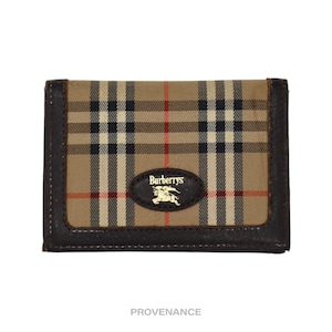 Cartera para tarjetas de identificación de Burberry - Nova Check