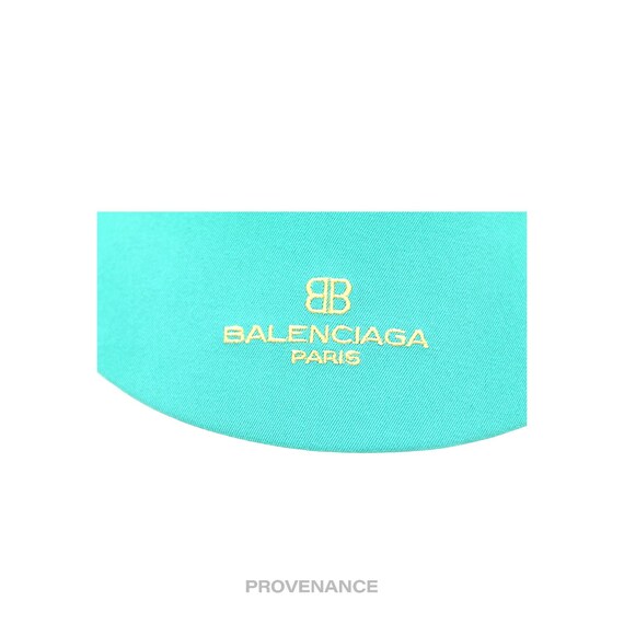 Balenciaga BB Logo Embroidered Visor - Turquoise - image 5