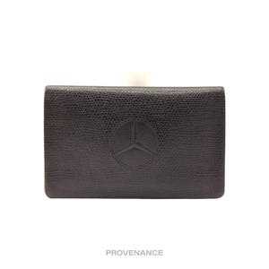 Cartera para tarjetas Mercedes-Benz de Alemania Occidental - Cuero negro