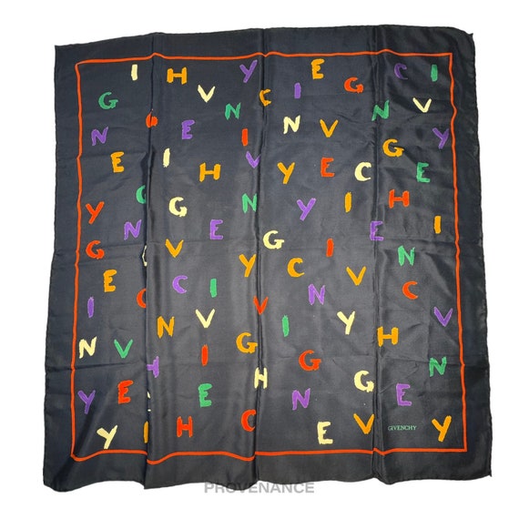 Givenchy Rainbow Alphabet Letter Scarf - 50cm. - image 2