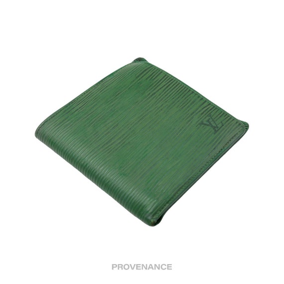 Louis Vuitton Marco Wallet - Borneo Green Epi Lea… - image 3