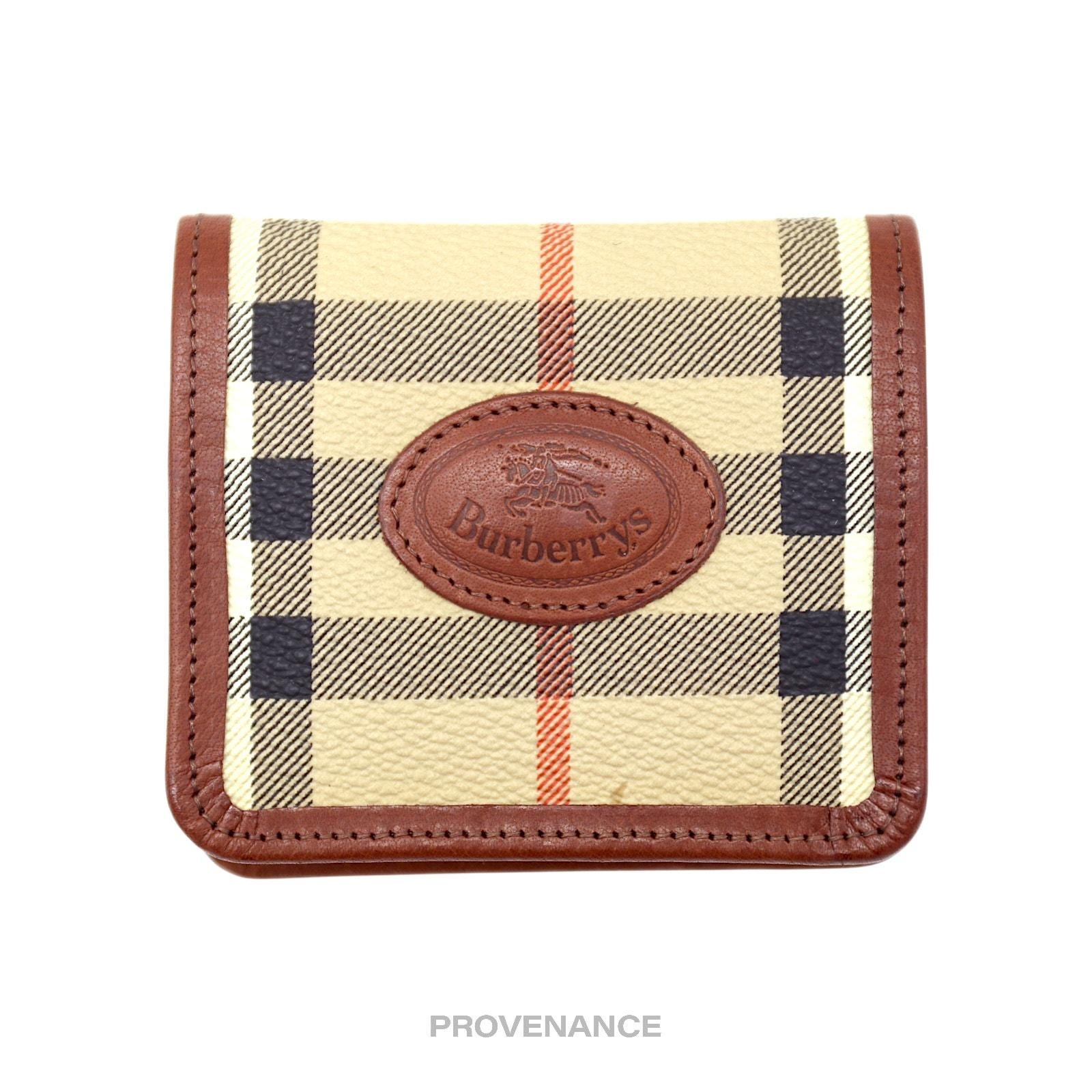 Burberry Nova Check Wallet - Etsy