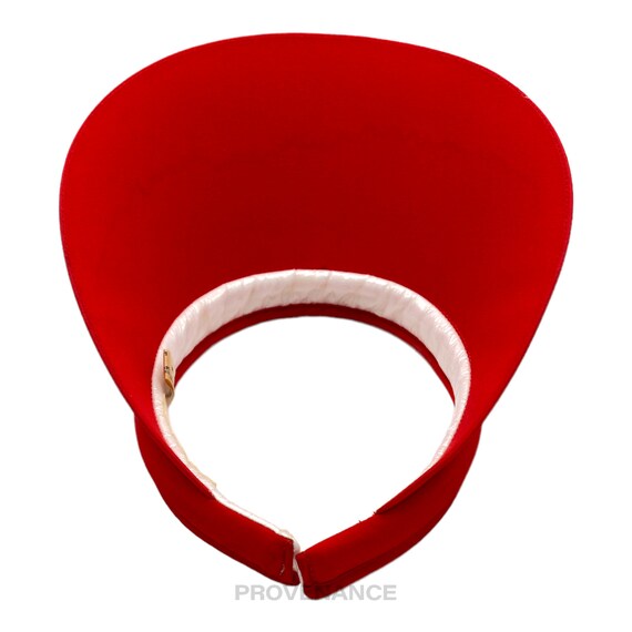 Balenciaga Logo Visor - Red - image 2