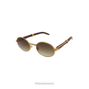 Cartier Giverny Sunglasses - Bubinga Gold Trinity Brown