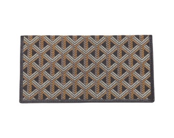 Goyard Long Wallet Black Jacquard Goyardine Etsy