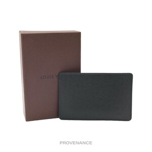 Cartera con tarjetero Louis Vuitton - Piel Taiga Epicea