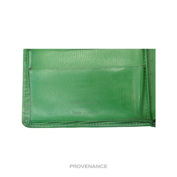 Louis Vuitton Marco Wallet - Borneo Green Epi Lea… - image 7
