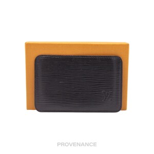 Cartera portatarjetas Louis Vuitton - Piel Epi negra