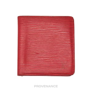 Cartera plegable Louis Vuitton 6CC - Piel Epi roja