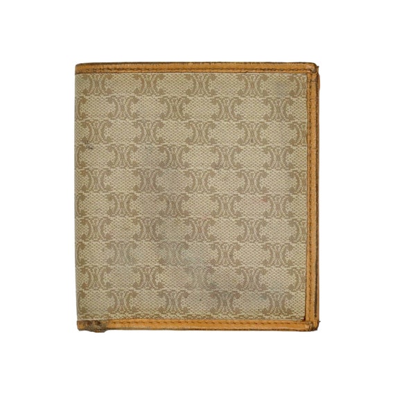 Celine Bifold Wallet Macadam Triomphe Etsy