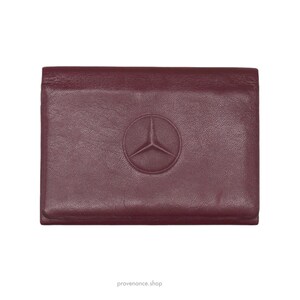 Cartera para identificación de Mercedes-Benz de Alemania Occidental - Borgoña
