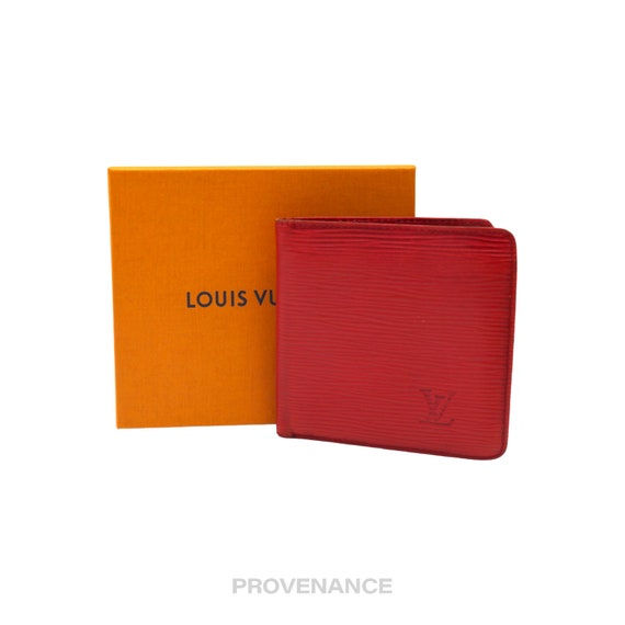 Louis Vuitton Marco Wallet in Red Epi Marco Mallet
