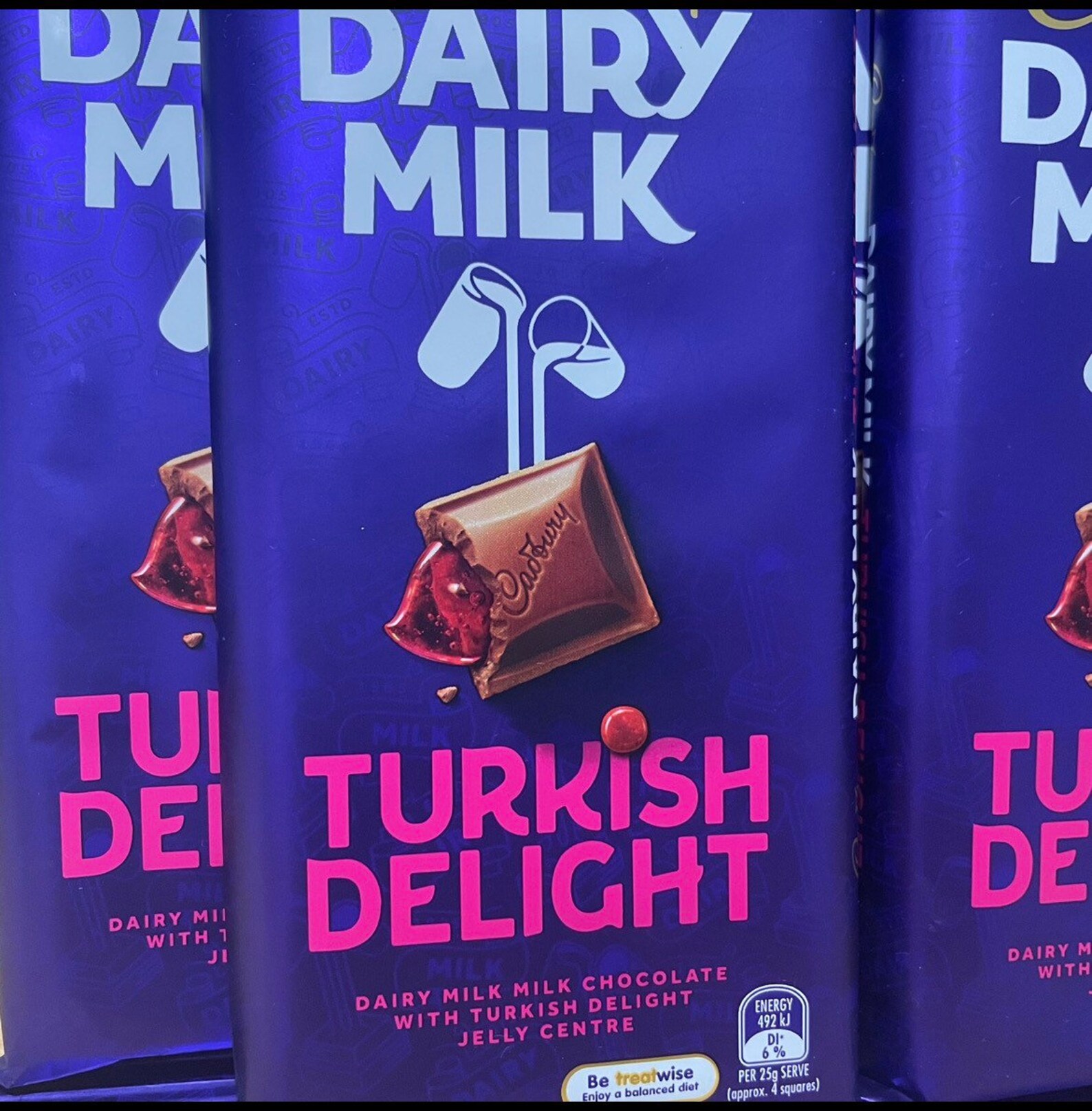 Cadbury Dairy Milk Turkish Delight Perfect Gift Etsy