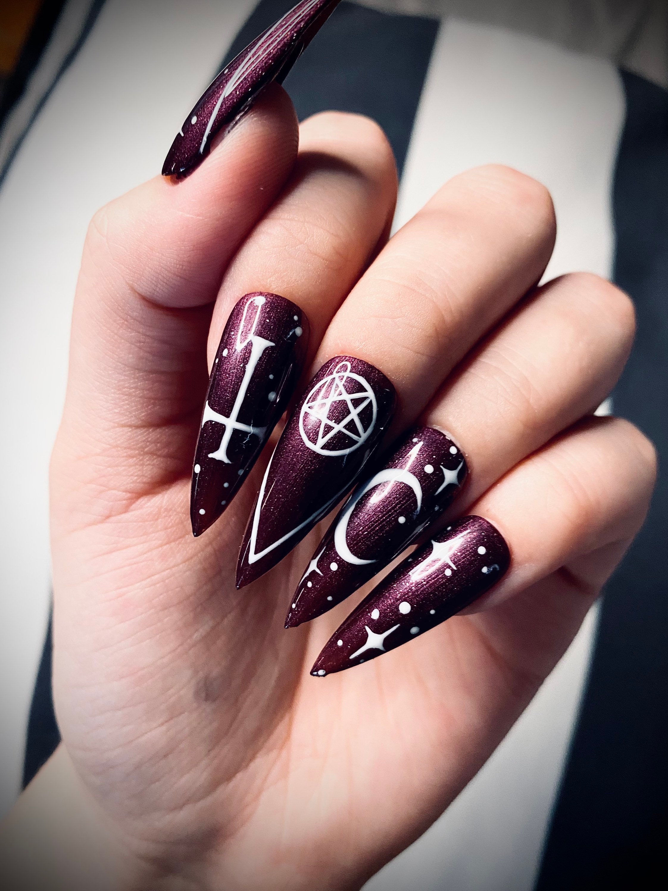 Satanic Nail - Etsy