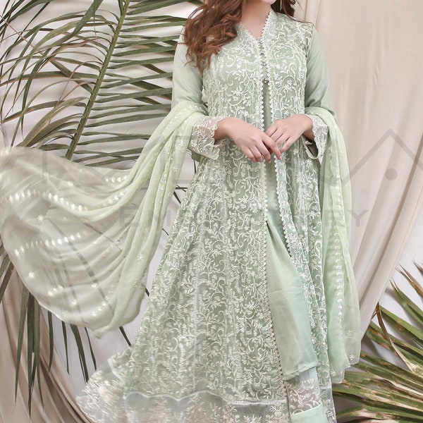 Pakistani dress|Indian dress|long dress|party dress|anarkali dress|dress with duppta|panjabi|chiffon|bridal dress|lehengah|bollywood|duppta