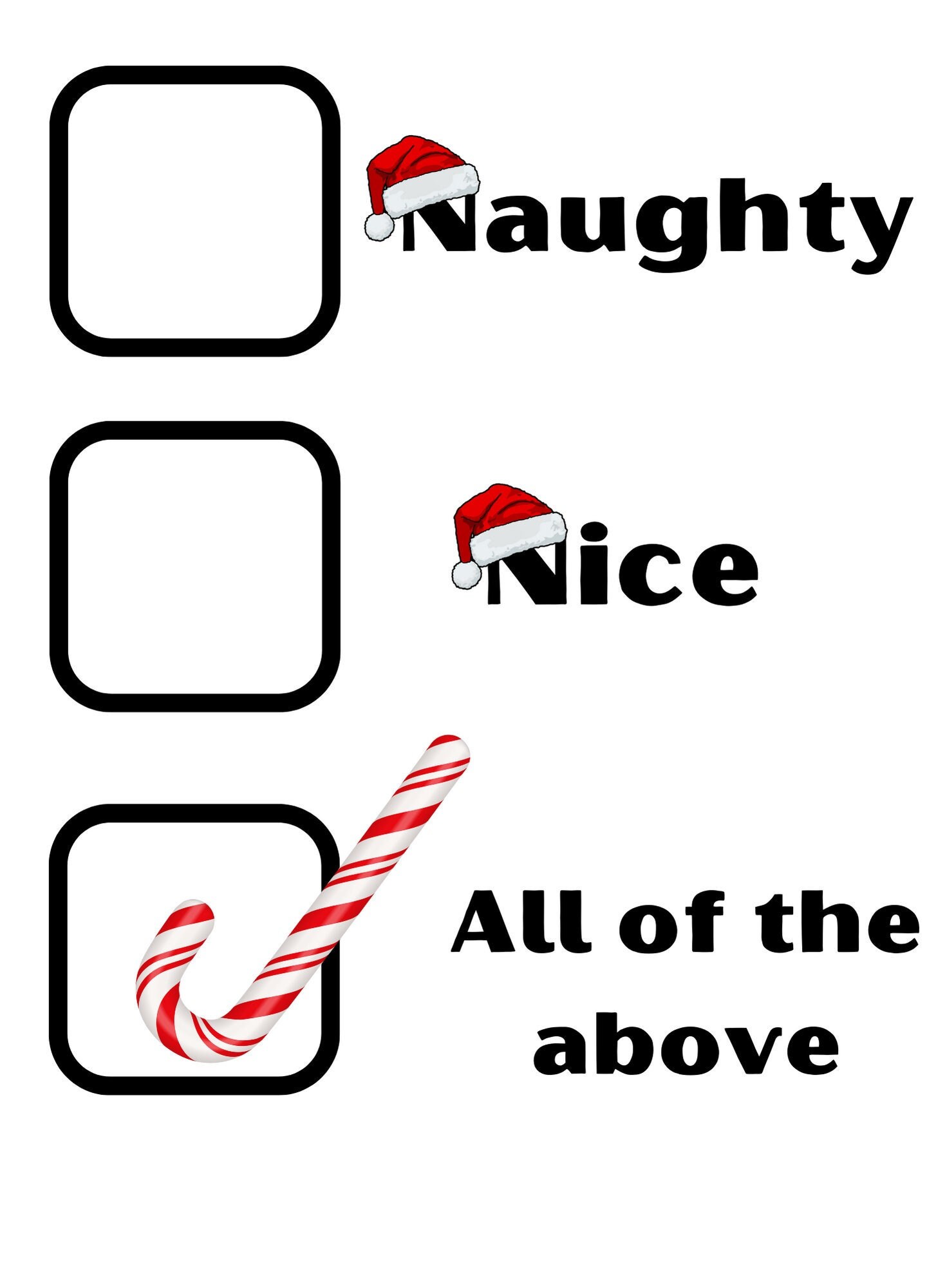 Nice Naughty Checklist Svg - Etsy