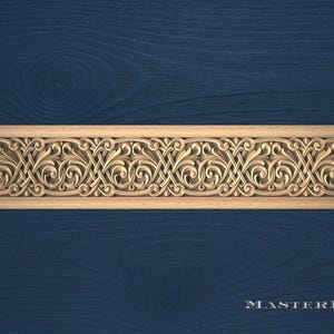 Celtic Knot Decorative Wood Molding - 40 Inch Unfinished Trim - Etsy