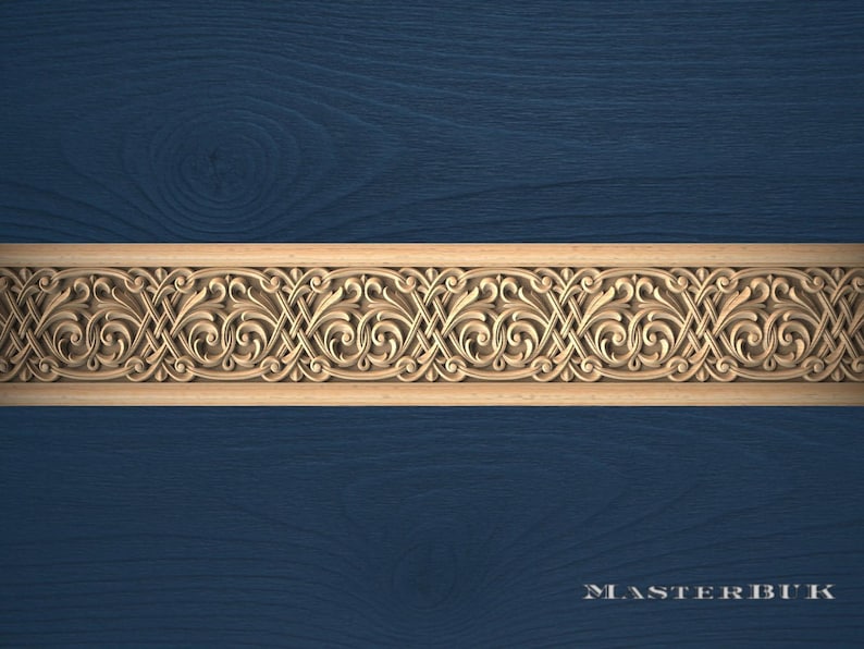 Celtic Knot Decorative Wood Molding - 40 Inch Unfinished Trim - Etsy