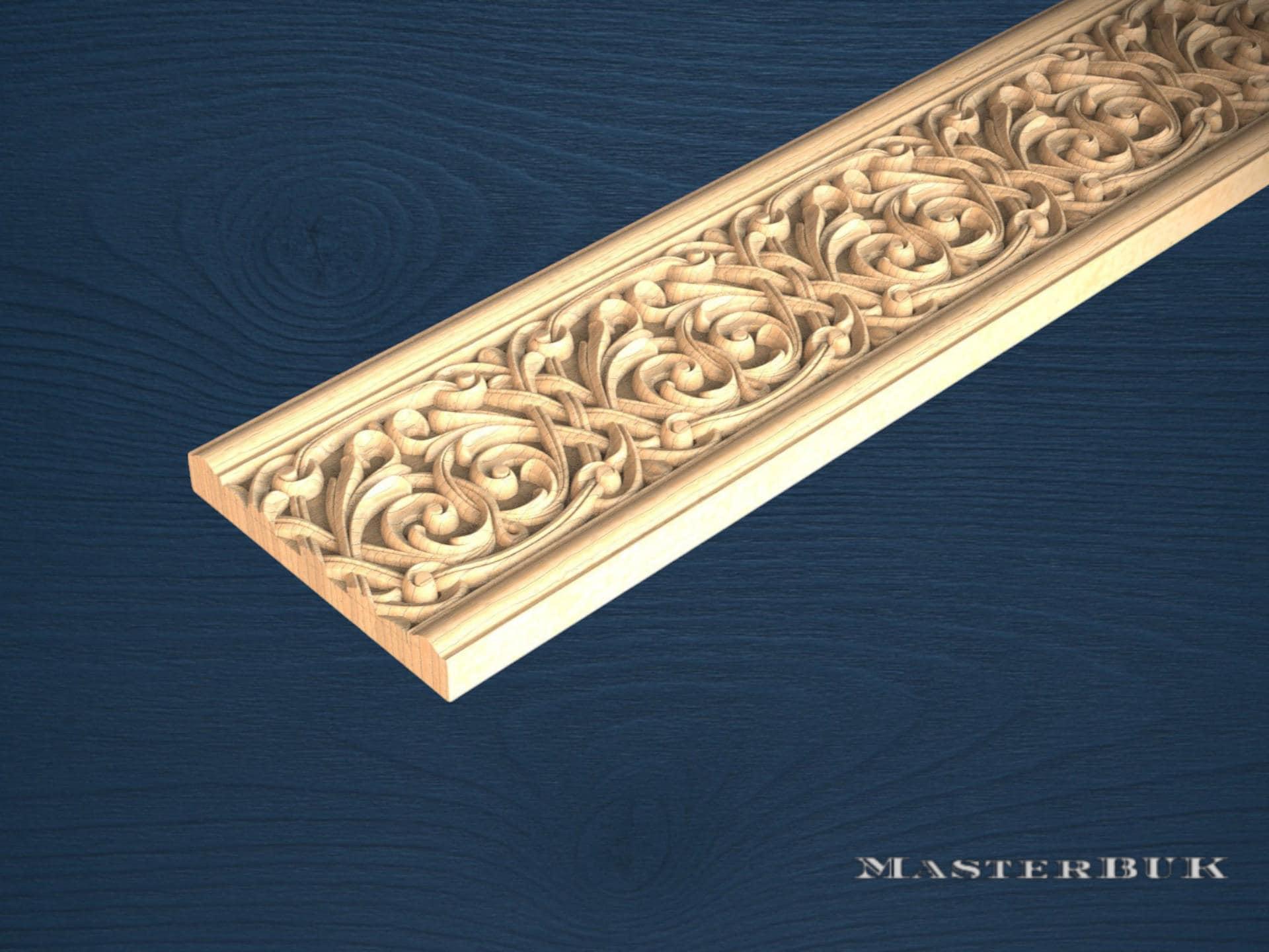 Celtic Knot Decorative Wood Molding - 40 Inch Unfinished Trim - Etsy