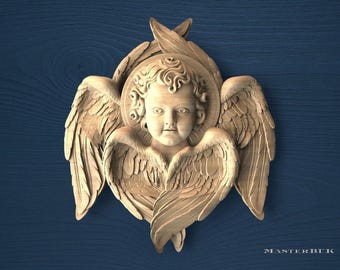 フランス アンティーク 天使 羽根 彫刻 木製 オブジェ 彫刻された木製の天使の羽：精巧な羽根の壁飾り（ペア） - Etsy 日本