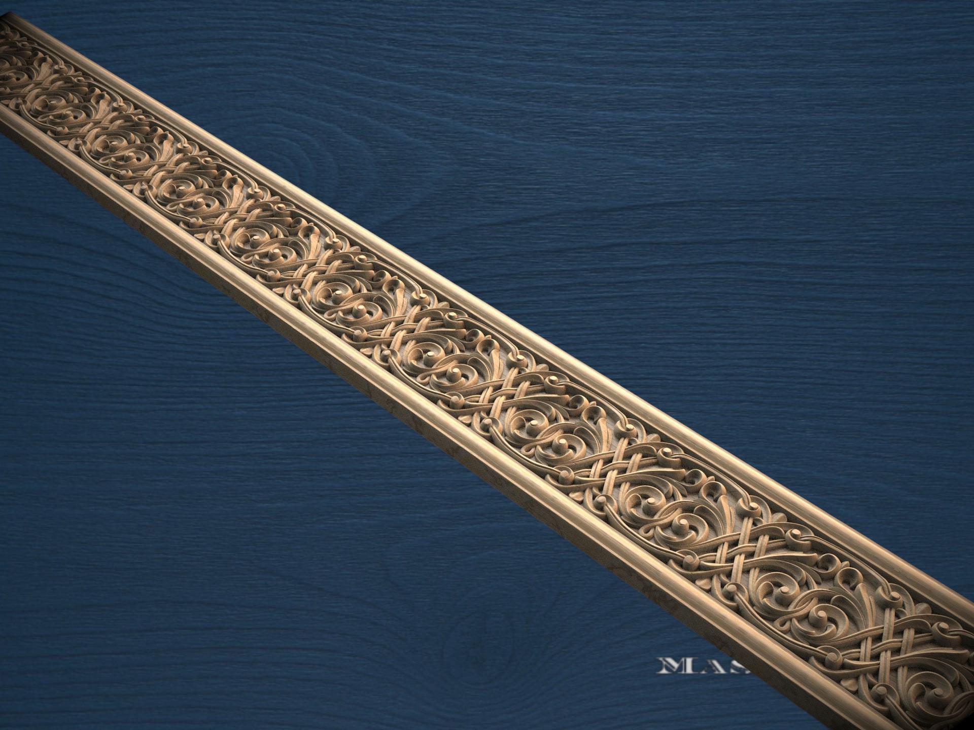Celtic Knot Decorative Wood Molding - 40 Inch Unfinished Trim - Etsy