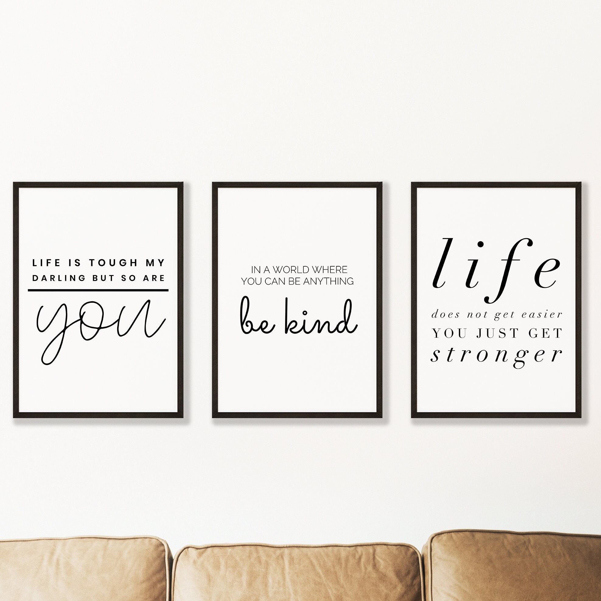 Inspirational Quote Prints 3 for the Price of 2 Set of 3 - Etsy